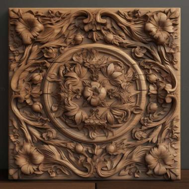 Patterns and decorations st multi 2 3d model